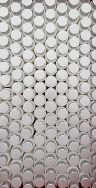 Germandre capot alu et flacon blancs